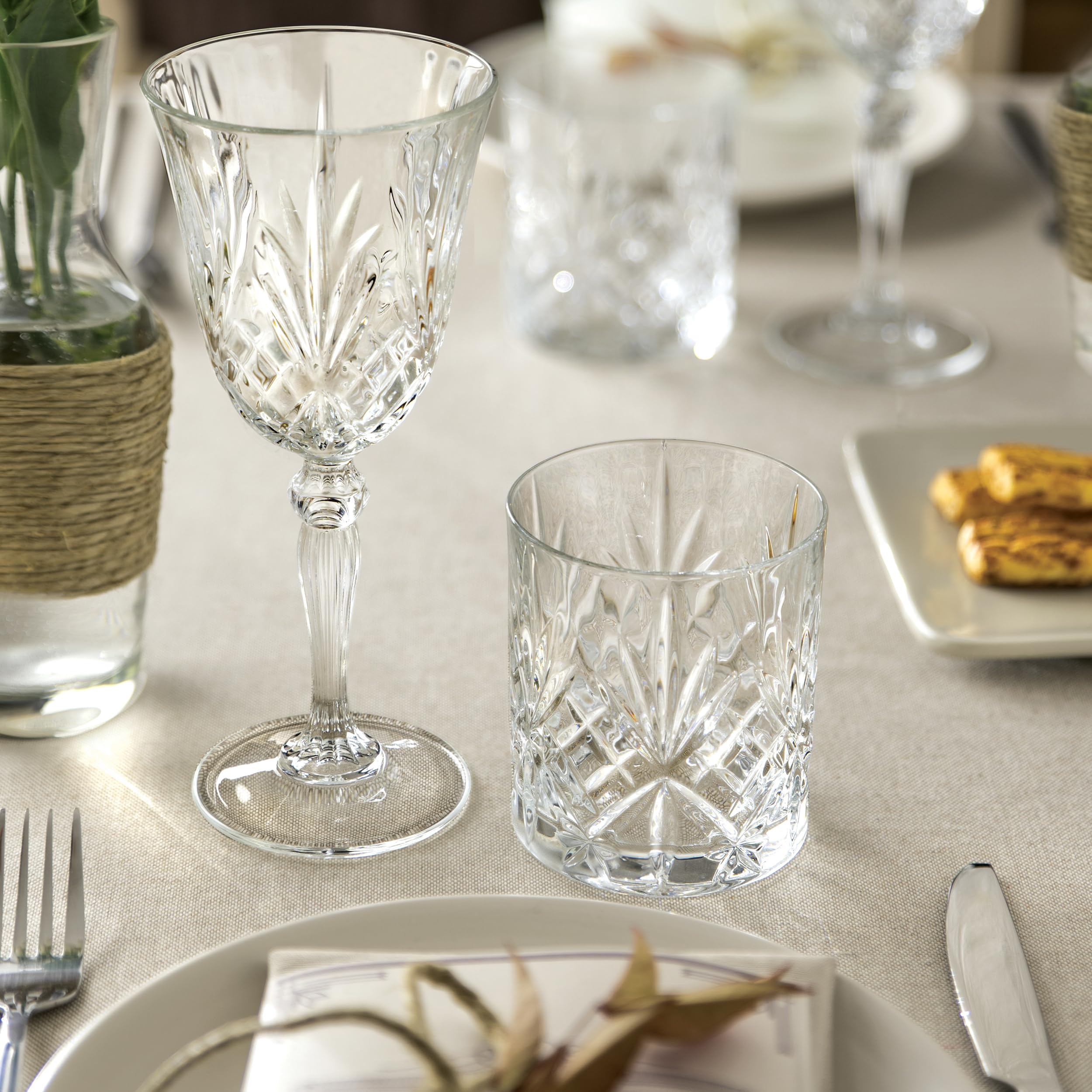 Amazon.com | Lorren Home Trends Crystal Melodia Collection Double